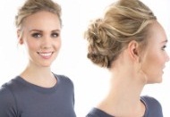 6 مرحله آموزش تصویری آرایش مو برای مهمانی